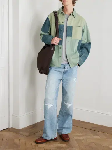 MANAAKI Patchwork Denim Shirt - Men | Thumbnail 2 MANAAKI Patchwork Denim Shirt - Men | Thumbnail 2
