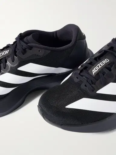 ADIDAS RUNNING Adizero Evo SL Striped Mesh Running Sneakers - Men | Thumbnail 5 ADIDAS RUNNING Adizero Evo SL Striped Mesh Running Sneakers - Men | Thumbnail 5