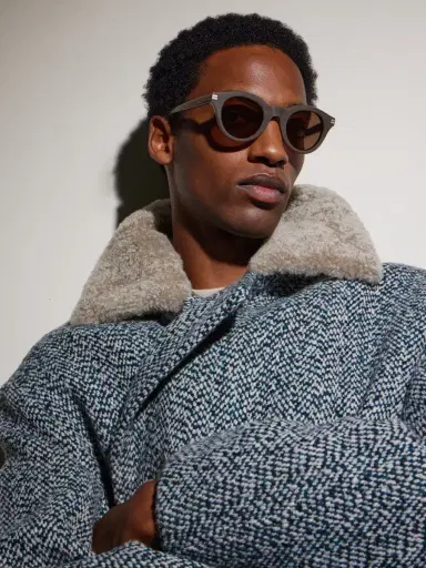 Zegna Round-Frame Acetate Sunglasses - Men | Thumbnail 2 Zegna Round-Frame Acetate Sunglasses - Men | Thumbnail 2