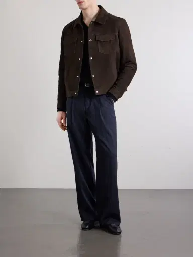 MR P. Croc-Effect Suede Jacket - Men | Thumbnail 2 MR P. Croc-Effect Suede Jacket - Men | Thumbnail 2