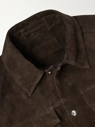 MR P. Croc-Effect Suede Jacket - Men | Thumbnail 6 MR P. Croc-Effect Suede Jacket - Men | Thumbnail 6
