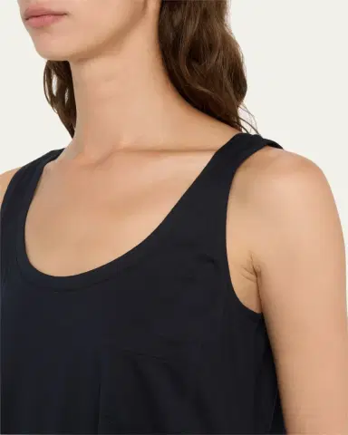 Hanro Cotton Deluxe Long Tank Gown | Thumbnail 5 Hanro Cotton Deluxe Long Tank Gown | Thumbnail 5