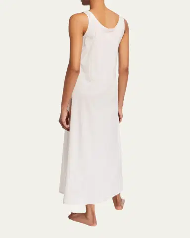 Hanro Cotton Deluxe Long Tank Gown | Thumbnail 8 Hanro Cotton Deluxe Long Tank Gown | Thumbnail 8