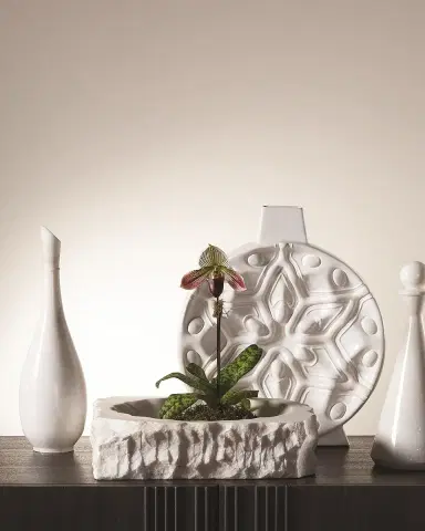 Global Views Chiseled Block Bowl | Thumbnail 3 Global Views Chiseled Block Bowl | Thumbnail 3