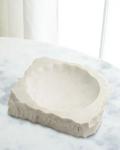 Global Views Chiseled Block Bowl | Thumbnail 1 Global Views Chiseled Block Bowl | Thumbnail 1