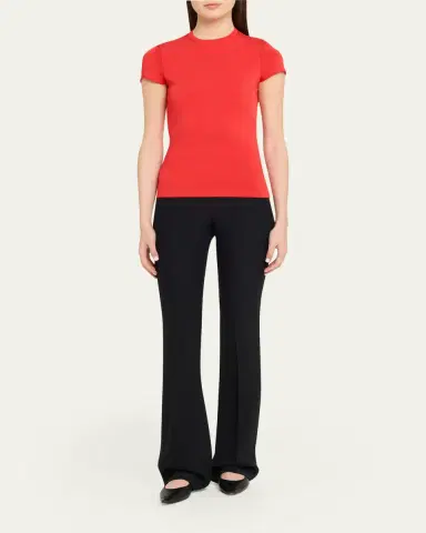 Giorgio Armani Single Jersey Crewneck T-Shirt | Thumbnail 2 Giorgio Armani Single Jersey Crewneck T-Shirt | Thumbnail 2