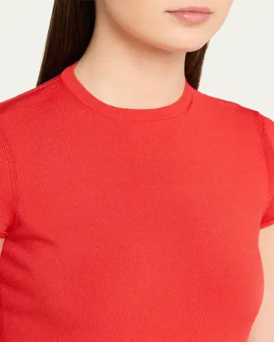 Giorgio Armani Single Jersey Crewneck T-Shirt | Thumbnail 5 Giorgio Armani Single Jersey Crewneck T-Shirt | Thumbnail 5