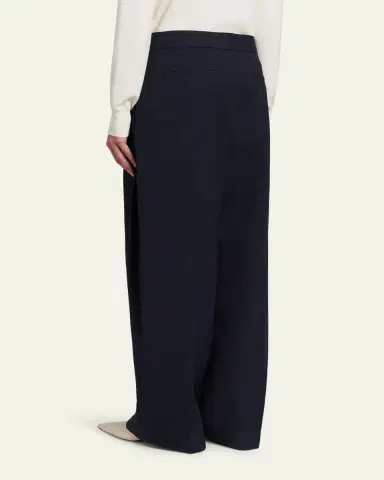 Jil Sander Pleated Wide-Leg Trousers | Thumbnail 3 Jil Sander Pleated Wide-Leg Trousers | Thumbnail 3