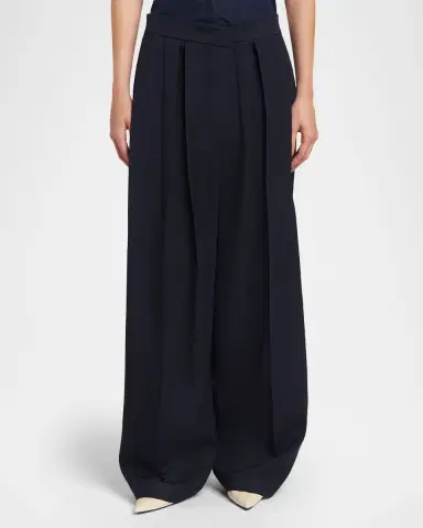 Jil Sander Pleated Wide-Leg Trousers | Thumbnail 8 Jil Sander Pleated Wide-Leg Trousers | Thumbnail 8