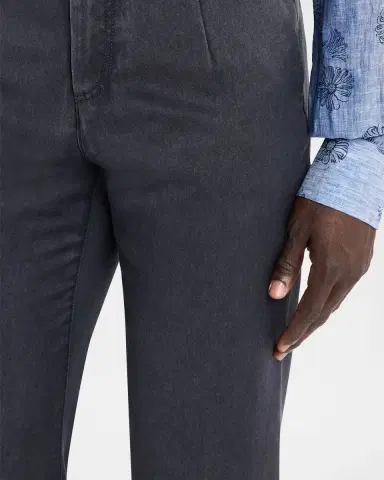 Kiton Men's Washed-Effect Wool Four-Pocket Pants | Thumbnail 5 Kiton Men's Washed-Effect Wool Four-Pocket Pants | Thumbnail 5