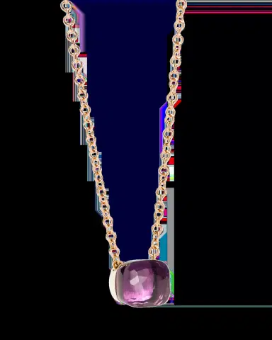 Pomellato Nudo 18K Rose Gold Amethyst Pendant Necklace | Thumbnail 2 Pomellato Nudo 18K Rose Gold Amethyst Pendant Necklace | Thumbnail 2