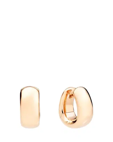 Pomellato Iconica 18K Rose Gold Hoop Earrings | Thumbnail 1 Pomellato Iconica 18K Rose Gold Hoop Earrings | Thumbnail 1