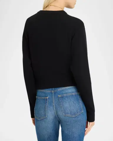 Chloé Horse-Button Wool-Cashmere Cardigan | Thumbnail 7 Chloé Horse-Button Wool-Cashmere Cardigan | Thumbnail 7