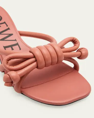 Loewe 45mm Flamenco Leather Knot Sandals | Thumbnail 5 Loewe 45mm Flamenco Leather Knot Sandals | Thumbnail 5