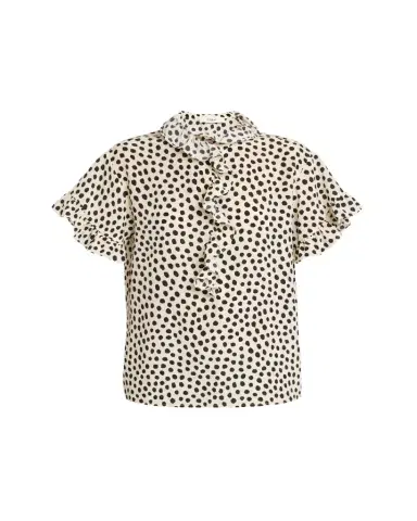 Chloé Dot-Print Organic Silk Crepe De Chine Blouse | Thumbnail 1 Chloé Dot-Print Organic Silk Crepe De Chine Blouse | Thumbnail 1