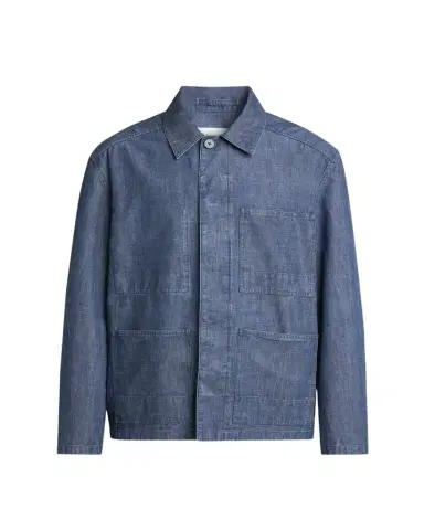 Jil Sander Men's Denim Chore Jacket | Thumbnail 1 Jil Sander Men's Denim Chore Jacket | Thumbnail 1