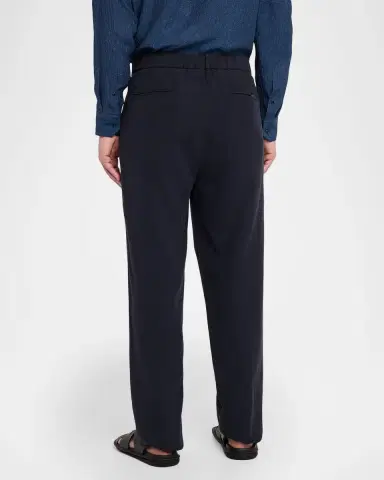 Giorgio Armani Men's Single-Pleat Linen Canvas Trousers | Thumbnail 7 Giorgio Armani Men's Single-Pleat Linen Canvas Trousers | Thumbnail 7