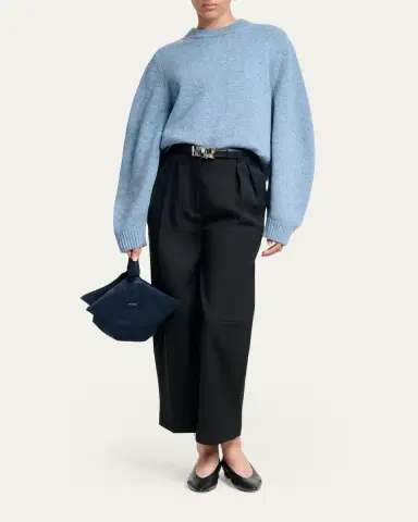 Altuzarra Putney Speckled Merino Wool Crewneck Sweater | Thumbnail 2 Altuzarra Putney Speckled Merino Wool Crewneck Sweater | Thumbnail 2
