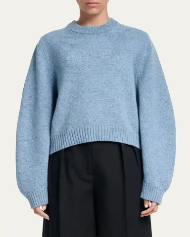Altuzarra Putney Speckled Merino Wool Crewneck Sweater | Thumbnail 4 Altuzarra Putney Speckled Merino Wool Crewneck Sweater | Thumbnail 4