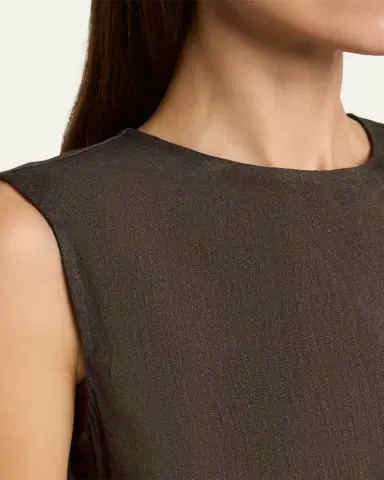 Proenza Schouler White Label Anoushka Ruched Slub Linen Top | Thumbnail 5 Proenza Schouler White Label Anoushka Ruched Slub Linen Top | Thumbnail 5