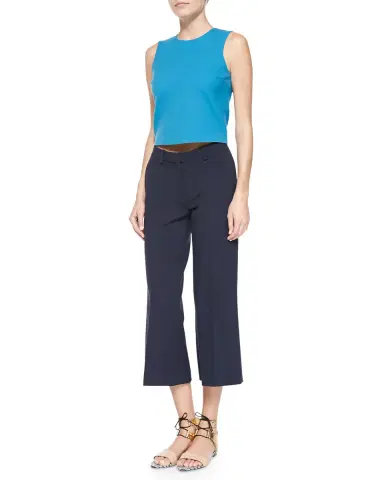 Versace Tapered Formal Wool Pants | Thumbnail 7 Versace Tapered Formal Wool Pants | Thumbnail 7