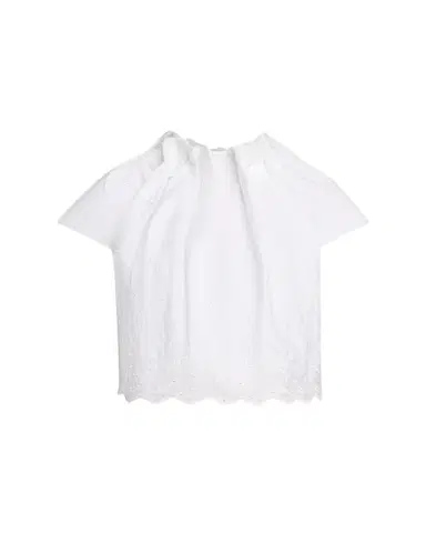 Simone Rocha Eyelet Embroidered Sculpted-Neck Cap-Sleeve Top | Thumbnail 1 Simone Rocha Eyelet Embroidered Sculpted-Neck Cap-Sleeve Top | Thumbnail 1