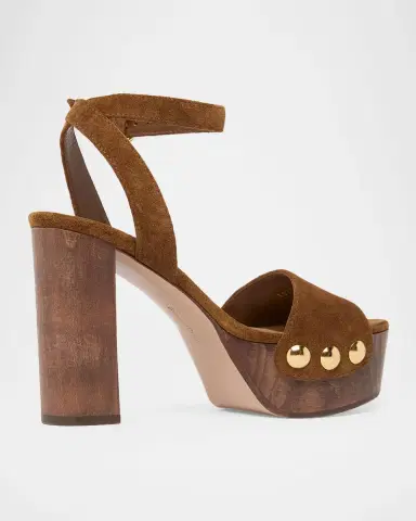 Gianvito Rossi 70mm Suede Platform Sandals | Thumbnail 4 Gianvito Rossi 70mm Suede Platform Sandals | Thumbnail 4