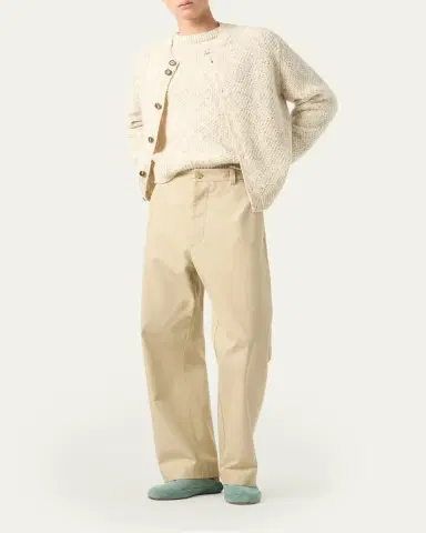 Loro Piana Men's Fuji Cotton Trouser Pants | Thumbnail 2 Loro Piana Men's Fuji Cotton Trouser Pants | Thumbnail 2