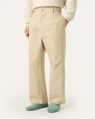 Loro Piana Men's Fuji Cotton Trouser Pants | Thumbnail 4 Loro Piana Men's Fuji Cotton Trouser Pants | Thumbnail 4