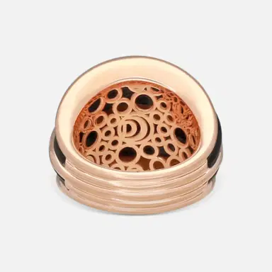 Damiani Damiani 18K Rose Gold Onyx & Diamond Band Ring 20076819 - by The Solist | Thumbnail 3 Damiani Damiani 18K Rose Gold Onyx & Diamond Band Ring 20076819 - by The Solist | Thumbnail 3