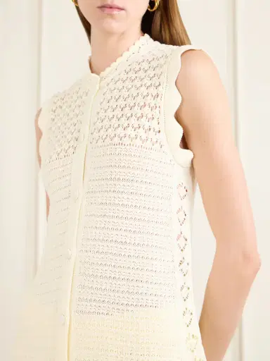 Eres Aurora Crochet-knit Top | Thumbnail 4 Eres Aurora Crochet-knit Top | Thumbnail 4