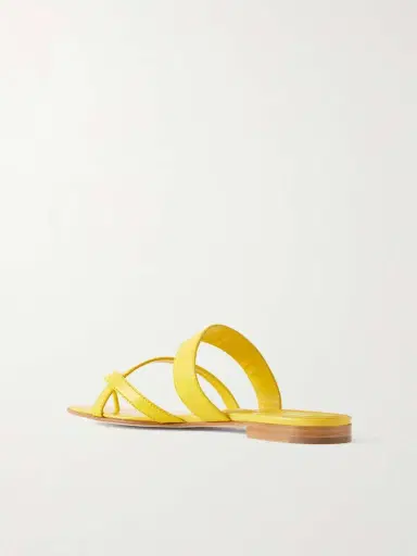 Manolo Blahnik Susa Leather Sandals | Thumbnail 3 Manolo Blahnik Susa Leather Sandals | Thumbnail 3