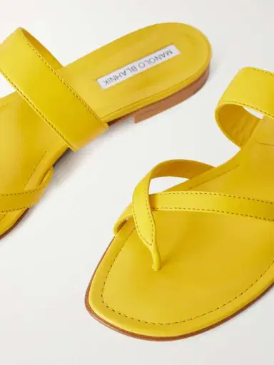 Manolo Blahnik Susa Leather Sandals | Thumbnail 5 Manolo Blahnik Susa Leather Sandals | Thumbnail 5