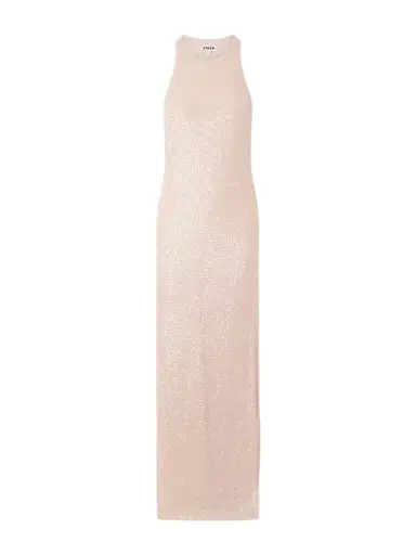 Staud Bree Sequined Tulle Halterneck Midi Dress | Thumbnail 1 Staud Bree Sequined Tulle Halterneck Midi Dress | Thumbnail 1