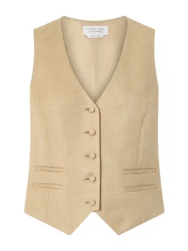 Gabriela Hearst Coleridge Wool, Silk And Linen-blend Twill Vest | Thumbnail 1 Gabriela Hearst Coleridge Wool, Silk And Linen-blend Twill Vest | Thumbnail 1