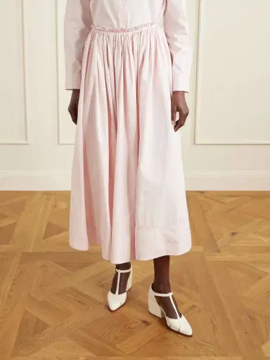 Gabriela Hearst Shiva Gathered Cotton-poplin Maxi Skirt | Thumbnail 3 Gabriela Hearst Shiva Gathered Cotton-poplin Maxi Skirt | Thumbnail 3