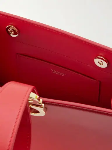 Ferragamo Mini Embellished Glossed-leather Clutch | Thumbnail 6 Ferragamo Mini Embellished Glossed-leather Clutch | Thumbnail 6