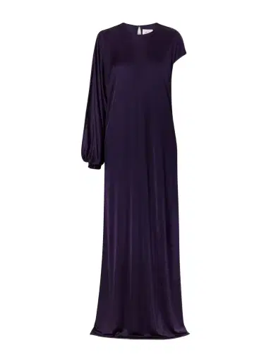 Galvan Roman Asymmetric Jersey Gown | Thumbnail 1 Galvan Roman Asymmetric Jersey Gown | Thumbnail 1