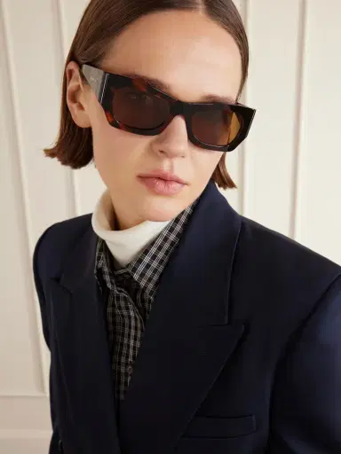 CELINE Eyewear Square-frame Tortoiseshell Acetate Sunglasses | Thumbnail 2 CELINE Eyewear Square-frame Tortoiseshell Acetate Sunglasses | Thumbnail 2