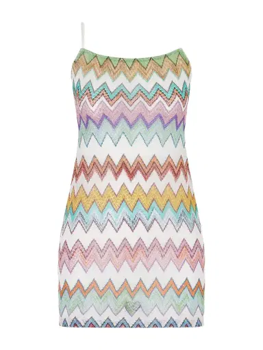 Missoni Striped Metallic Crocheted-knit Cover-up | Thumbnail 1 Missoni Striped Metallic Crocheted-knit Cover-up | Thumbnail 1