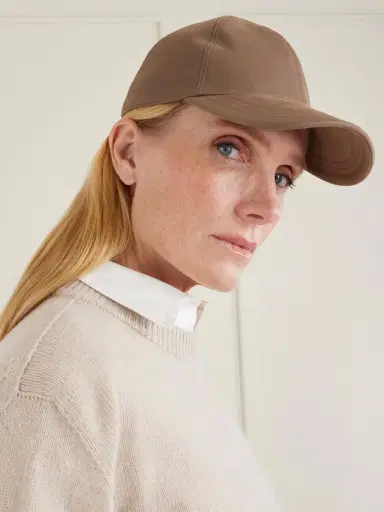 The Row Caspian Cotton And Cashmere-blend Baseball Cap | Thumbnail 2 The Row Caspian Cotton And Cashmere-blend Baseball Cap | Thumbnail 2