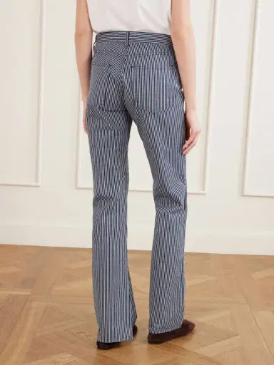 Nili Lotan Celia Striped Straight-leg Jeans | Thumbnail 4 Nili Lotan Celia Striped Straight-leg Jeans | Thumbnail 4