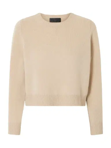Nili Lotan Venus Cropped Cashmere Sweater | Thumbnail 1 Nili Lotan Venus Cropped Cashmere Sweater | Thumbnail 1