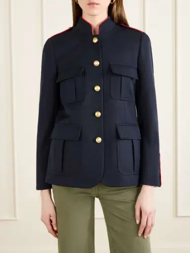 Nili Lotan Silas Wool-gabardine Jacket | Thumbnail 3 Nili Lotan Silas Wool-gabardine Jacket | Thumbnail 3