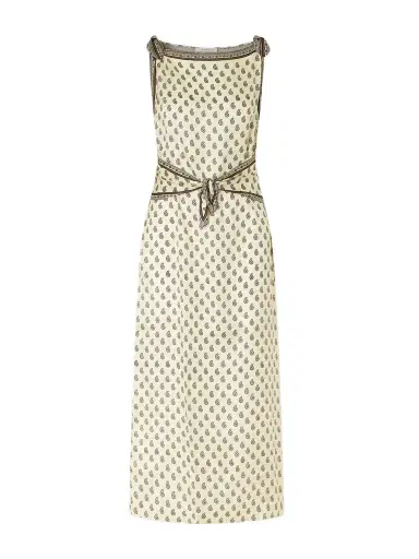 DÔEN Amorette Paisley-print Silk-blend Twill Midi Dress | Thumbnail 1 DÔEN Amorette Paisley-print Silk-blend Twill Midi Dress | Thumbnail 1