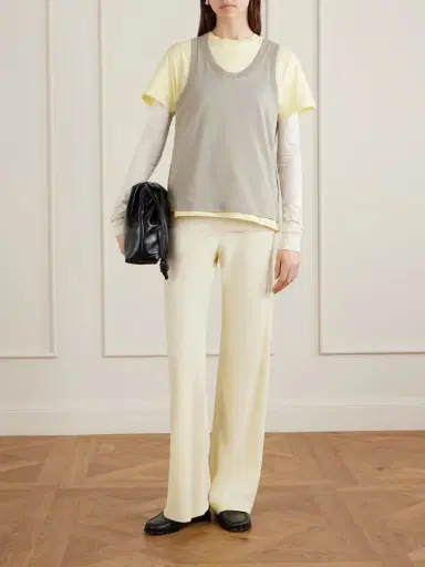 Wardrobe.NYC Layered Cotton-jersey T-shirt | Thumbnail 2 Wardrobe.NYC Layered Cotton-jersey T-shirt | Thumbnail 2