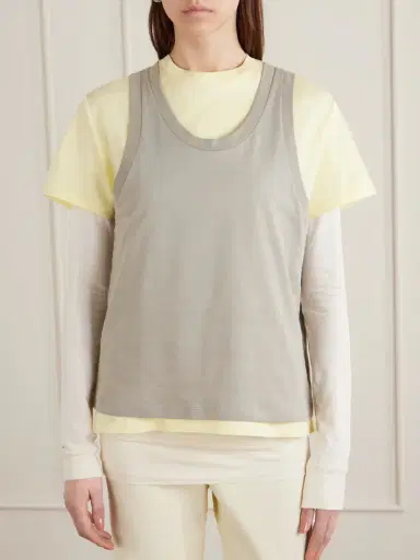 Wardrobe.NYC Layered Cotton-jersey T-shirt | Thumbnail 3 Wardrobe.NYC Layered Cotton-jersey T-shirt | Thumbnail 3