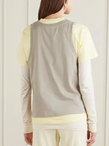 Wardrobe.NYC Layered Cotton-jersey T-shirt | Thumbnail 4 Wardrobe.NYC Layered Cotton-jersey T-shirt | Thumbnail 4