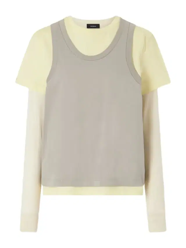 Layered Cotton-jersey T-shirt Layered Cotton-jersey T-shirt