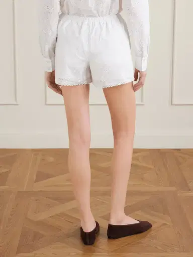 Loretta Caponi Rosita Cotton Shorts | Thumbnail 4 Loretta Caponi Rosita Cotton Shorts | Thumbnail 4